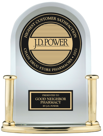 J.D. Power award trophy