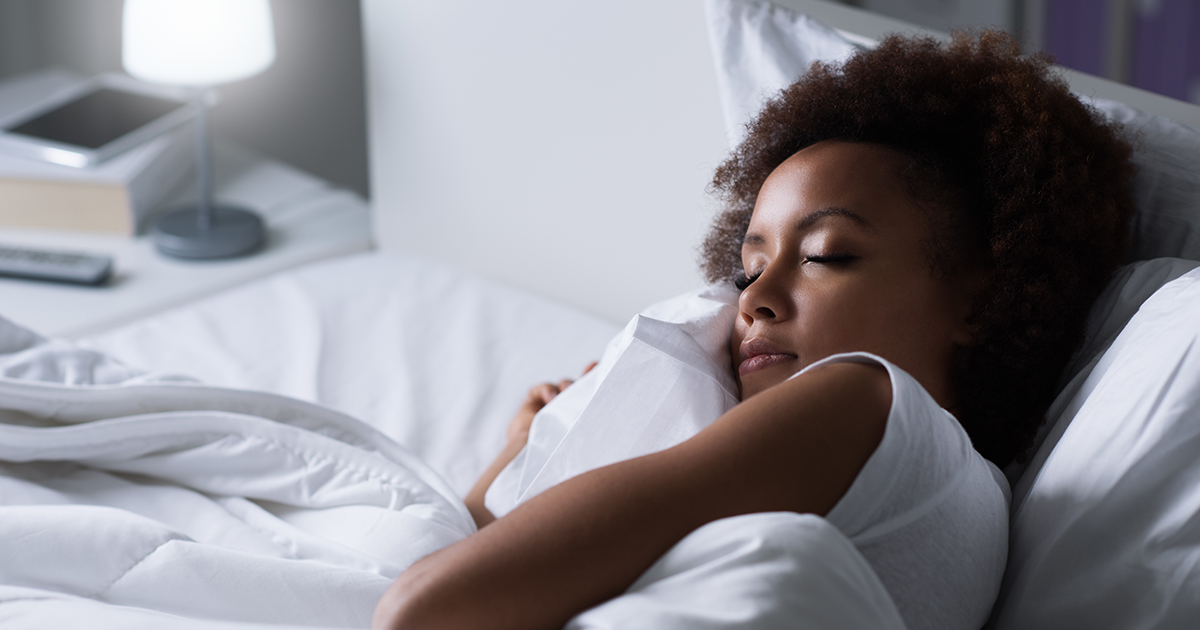 sleeping person