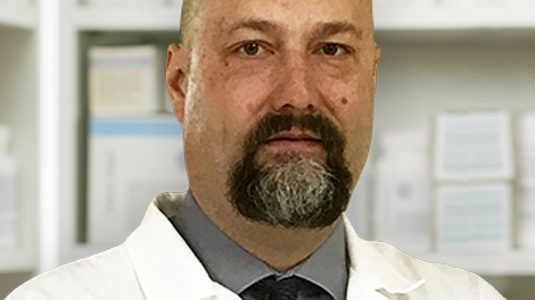 Pharmacist Tom Duesbout