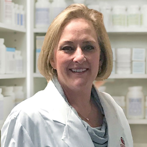Pharmacist Kristine Isaacson from K & K Pharmacy
