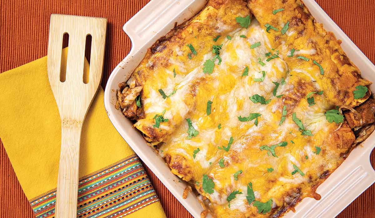 Leftover Turkey and Sweet Potato Enchiladas - Good Neighbor Pharmacy