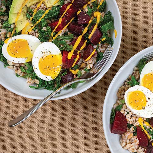 Farro grain bowl
