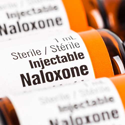 Naloxone bottles