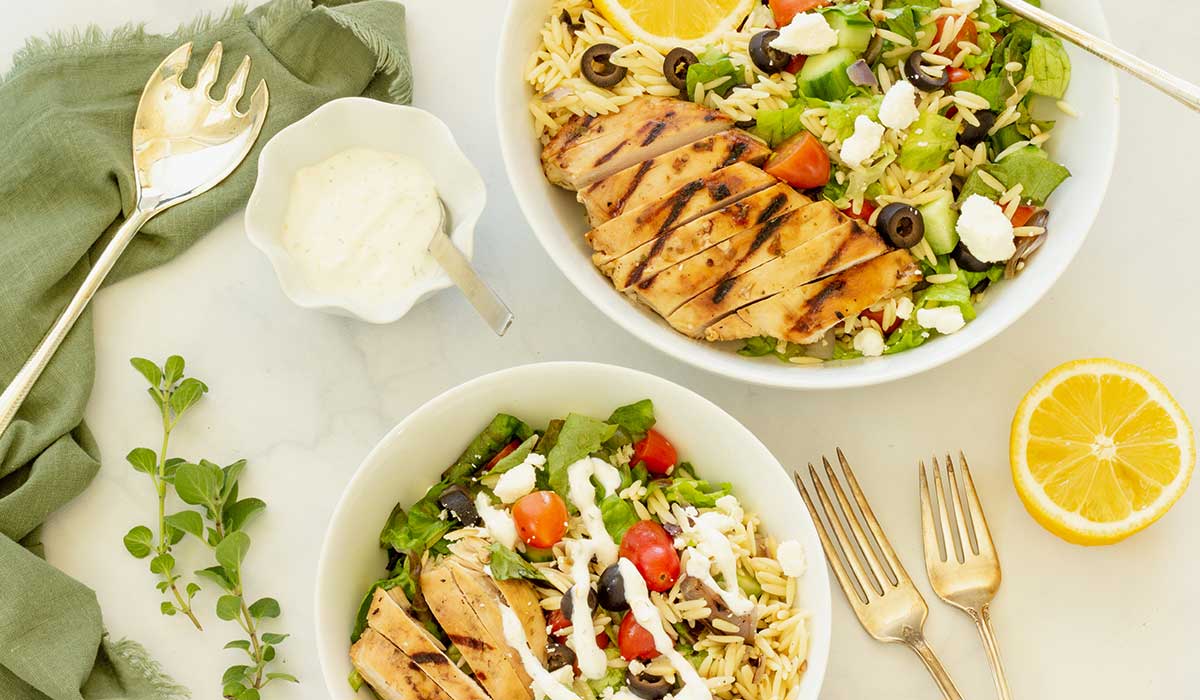 Greek Chicken Power Bowls - Good Neighbor Pharmacy