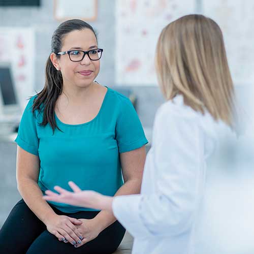 Doctor and patient