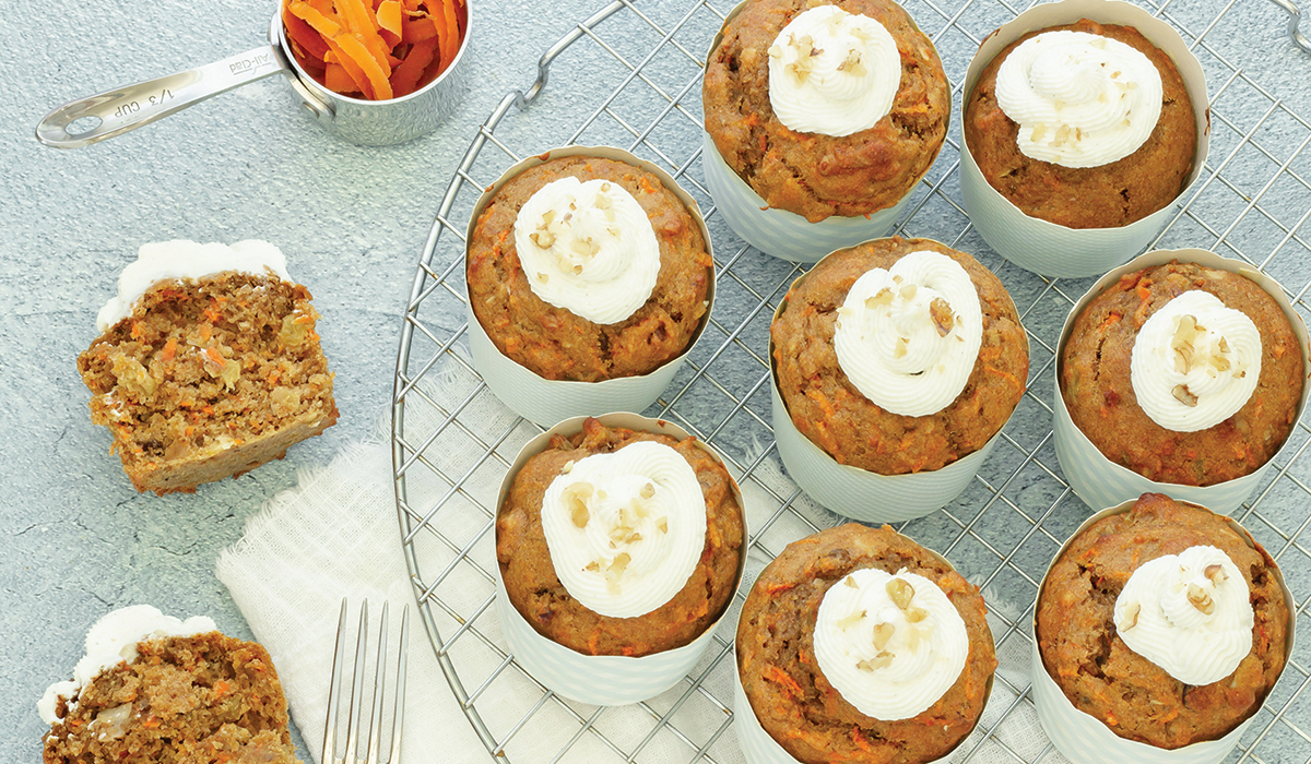 Healthier Carrot Cake Muffins - Good Neighbor Pharmacy