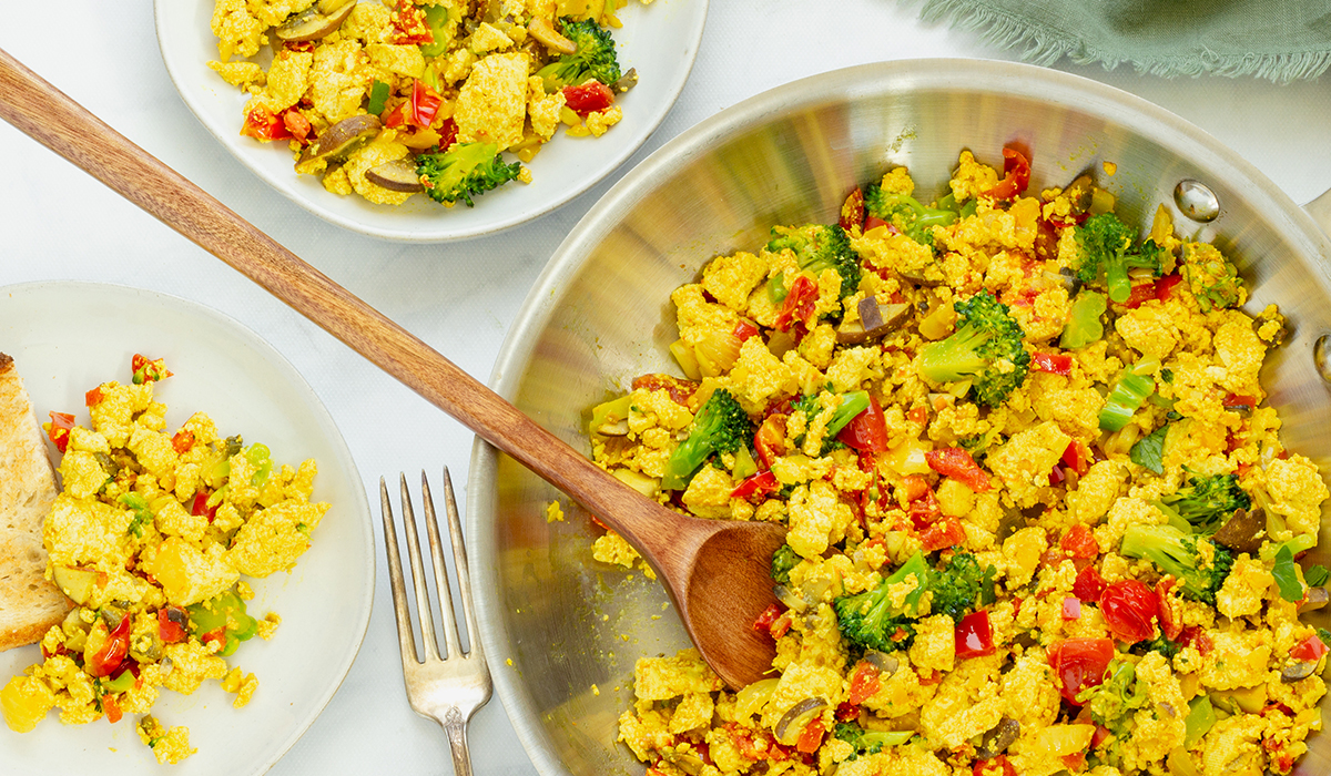 Tofu Veggie Breakfast Scramble - Good Neighbor Pharmacy