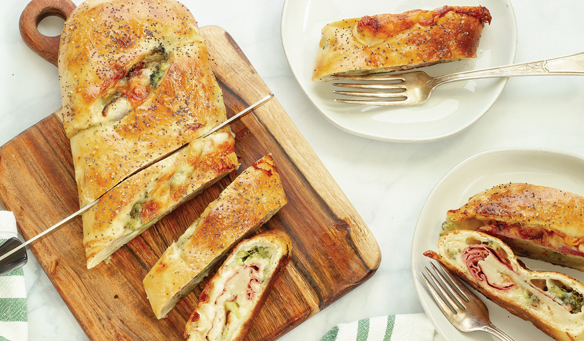 Ham, Cheese, and Broccoli Stuffed Bread - Good Neighbor Pharmacy
